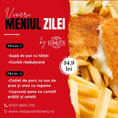 meniul zilei vineri