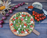 pizza gorgonzola-con-rucola