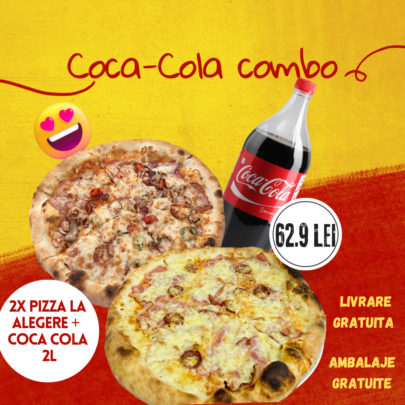 Super Combo – 2 Pizza + Coca Cola 2L